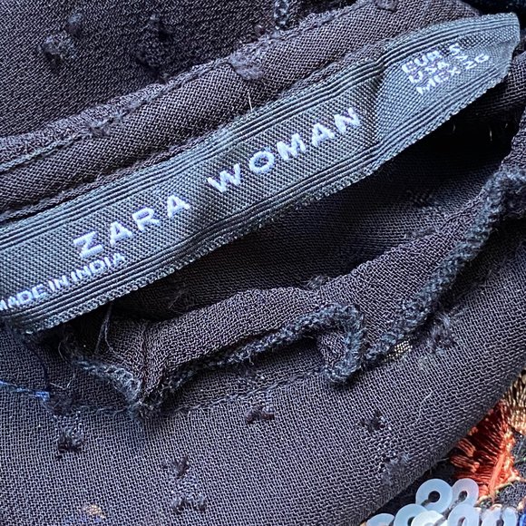 ZARA - EMBROIDERED / SEQUIN EMBELLISHMENT DRESS - Picture 5 of 7